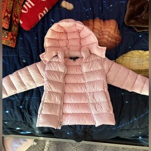 Girls Polo Pink Puffer Jacket size 6